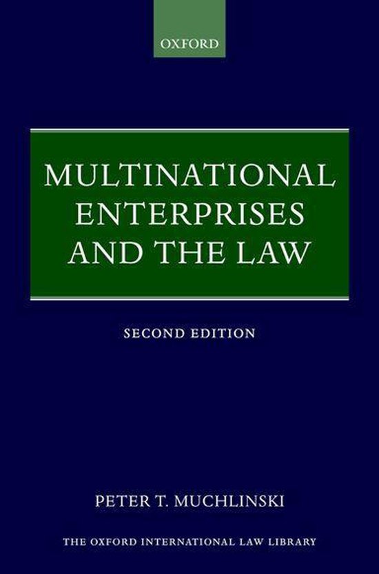 Oxford International Law Library - Multinational Enterprises ... - cover