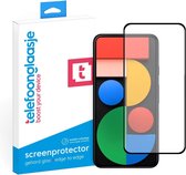 Telefoonglaasje Screenprotectors Geschikt voor Google Pixel 5 - Volledig Dekkend - Gehard Glas Screenprotector Geschikt voor Google Pixel 5 - Beschermglas van rand tot rand