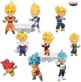 Dragon Ball Super Wcf - Display 12 Figures Sayian Special - 7cm