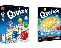 Spellenset - 2 stuks - Qwixx - Basisspel & Scoreblok Bonus