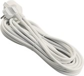 Verlengsnoer - Aigi Zunton - 3680W - 1 Stopcontact - 10 Meter - Wit | Nederland - BES LED