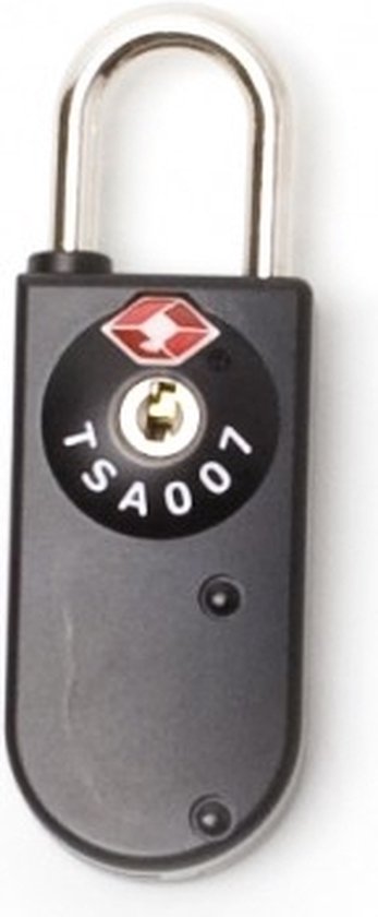Pacsafe Prosafe 750 - kofferslot met gecodeerde kaart - Zwart - TSA geaccepteerd