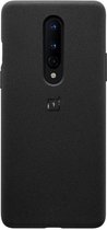 OnePlus 8 Hoesje Bumper Case Sandstone Zwart