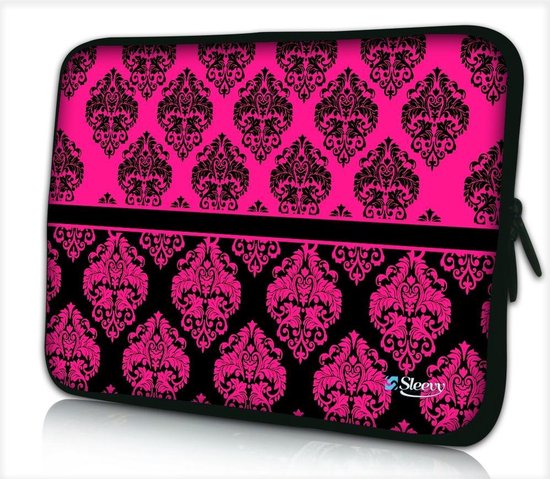specificatie neef beginsel Tablet hoes / laptophoes 10,1 inch roze patroon chique - Sleevy - laptop  sleeve -... | bol.com
