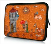 Tablet hoes / laptophoes 10,1 inch cartoon tekening - Sleevy - laptop sleeve - laptopcover - Sleevy Collectie 250+ designs - tablet sleeve