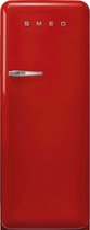Smeg FAB28RRD5 - Kastmodel koelkast - scharnier rechts - Rood