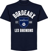 Girondins Bordeaux Established T-Shirt - Navy - XXXL