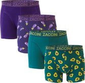 Zaccini 4-pack boxershorts veggie