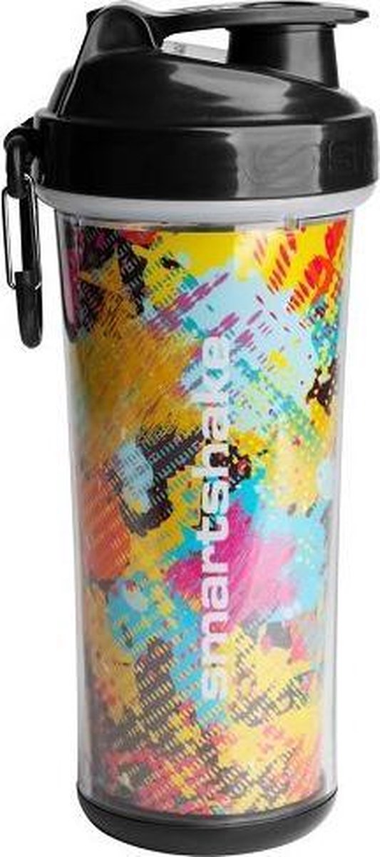 Goedkoopste SmartShake Double Wall - Shakebeker / Eiwitshaker - 750ml Graffiti