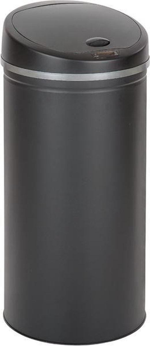 Afvalemmer sensormat zwart 50L