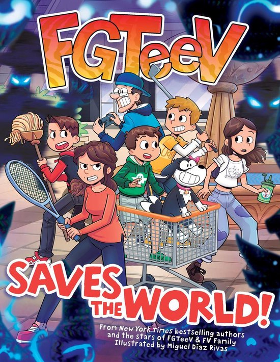FGTeeV 2 - FGTeeV Saves the World! - cover