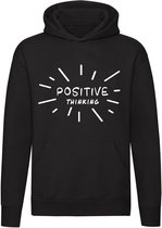 Positive Thinking hoodie | sweater | positief denken | chillen | ontspan |filosofie | trui | unisex | capuchon