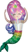 Amscan Folieballon Zeemeermin 81 X 104 Cm Regenboog