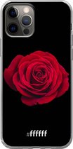 6F hoesje - geschikt voor iPhone 12 - Transparant TPU Case - Radiant Rose #ffffff