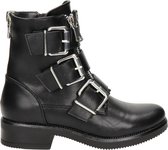 Dolcis dames bikerboot - Zwart - Maat 37