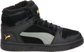 Puma Rebound jongens sneaker - Zwart zwart - Maat 39