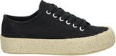 Nelson dames platform sneaker - Zwart - Maat 40