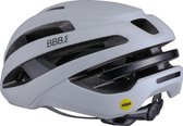 BBB Cycling Maestro MIPS Fietshelm - Extra Veiligheid - Sporthelm Volwassenen - Racefiets - Mat Wit - Maat S - BHE-10