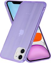 Shieldcase Gekleurde laser case geschikt voor Apple iPhone 11 - paars