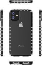 ShieldCase gestreepte transparante case geschikt voor Apple iPhone 11 - Backcover shockproof case - Hoesje hard cover - Hardcover beschermhoesje