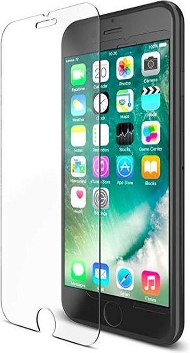 ShieldCase Tempered Glass Screenprotector geschikt voor Apple iPhone 7 / 8 - Glas - Beschermglas - protectie