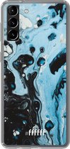 6F hoesje - geschikt voor Samsung Galaxy S21 Plus -  Transparant TPU Case - Melted Opal #ffffff