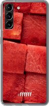6F hoesje - geschikt voor Samsung Galaxy S21 Plus -  Transparant TPU Case - Sweet Melon #ffffff