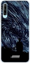 6F hoesje - geschikt voor Honor 9X Pro -  Transparant TPU Case - Starry Circles #ffffff