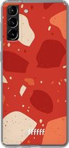 6F hoesje - geschikt voor Samsung Galaxy S21 -  Transparant TPU Case - Terrazzo N°4 #ffffff