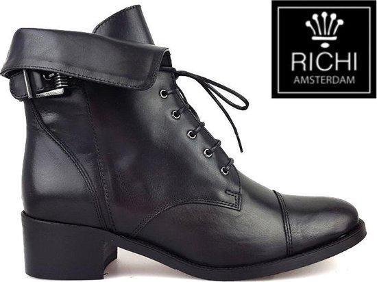 Richi Amsterdam 74771-00 Bottine Anix 01 Black Maat 45