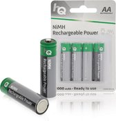 Hq HQHR6-2000/4B Oplaadbare Nimh Aa-batterij 2000 Mah, Blister 4 Stuks