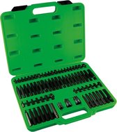 JBM Tools | Set van 75 bits: zeskante, xzn, torx met gat en ribe