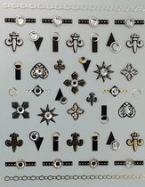Nail Art Stickers - Nagel Stickers - Korneliya 3D Nail Jewels DeLuxe - DL01 Holy Diamonds