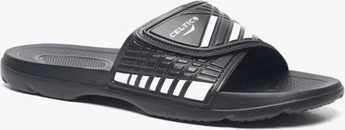 Celtics heren badslippers Zwart