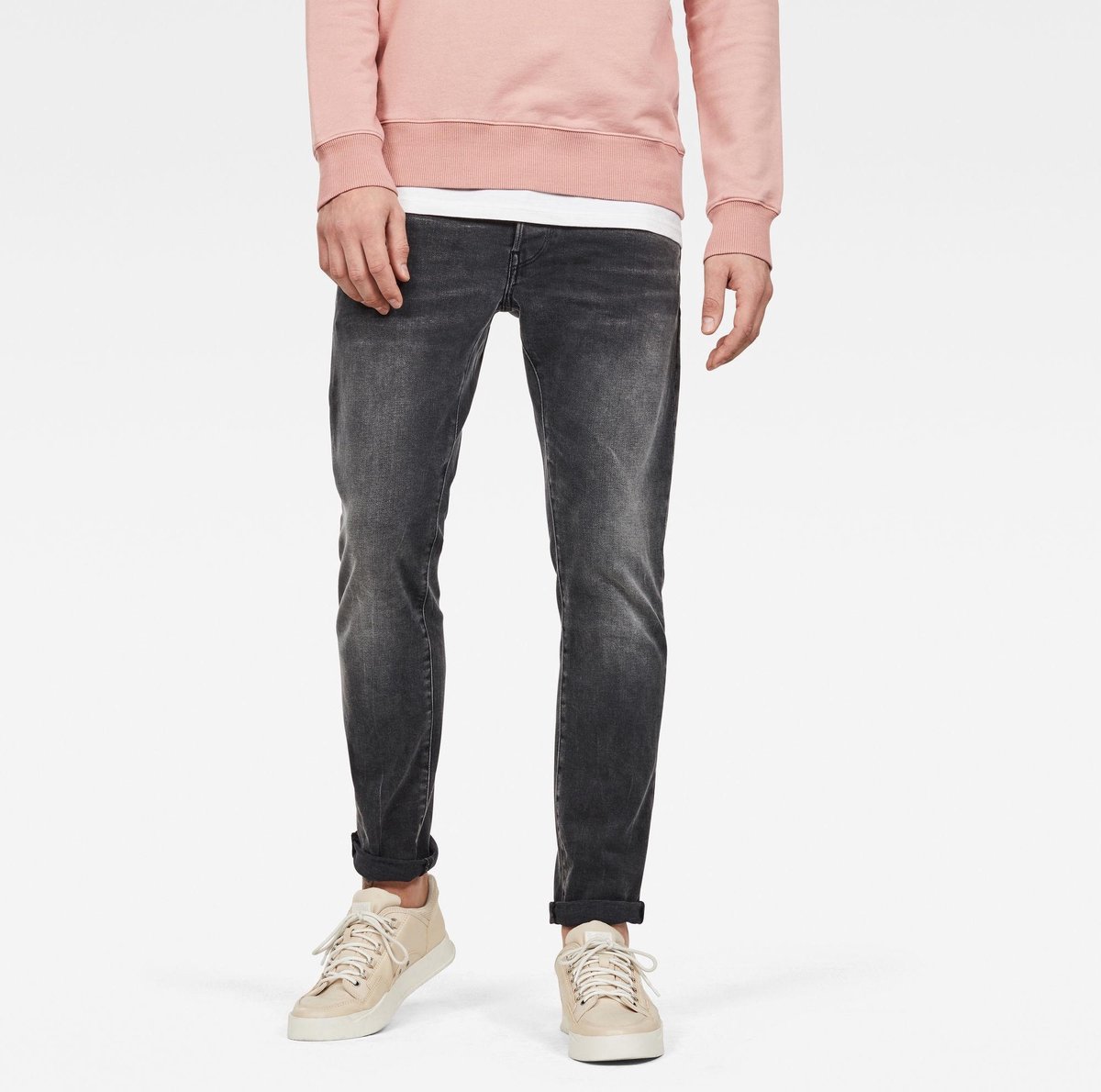 G-star Jeans 3301 Slim Fit Elto Antic Charcoal