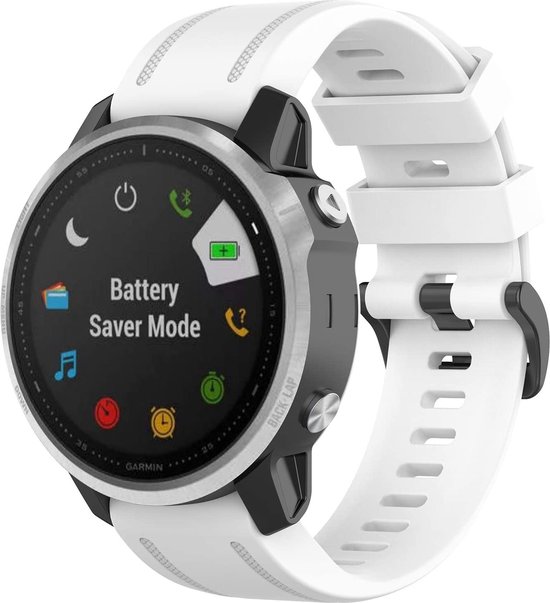 Siliconen Smartwatch bandje - Geschikt voor Garmin Fenix 5s / 6s siliconen  bandje -... | bol.com