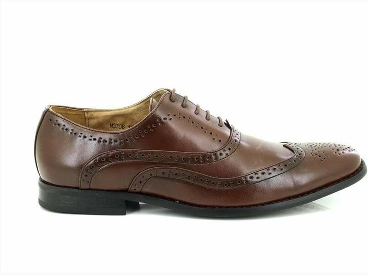 Schoenen Herenschoenen Oxfords & Wingtips Handgemaakte echt lederen patina gearceerde brogue schoenen voor mannen 
