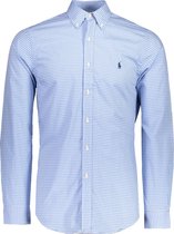 Polo Ralph Lauren  Overhemd Blauw Aansluitend - Maat L - Heren - Never out of stock Collectie - Katoen
