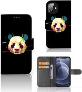 Telefoontas Apple iPhone 12 Mini Hoesje ontwerpen Panda Color Sinterklaas Cadeautje