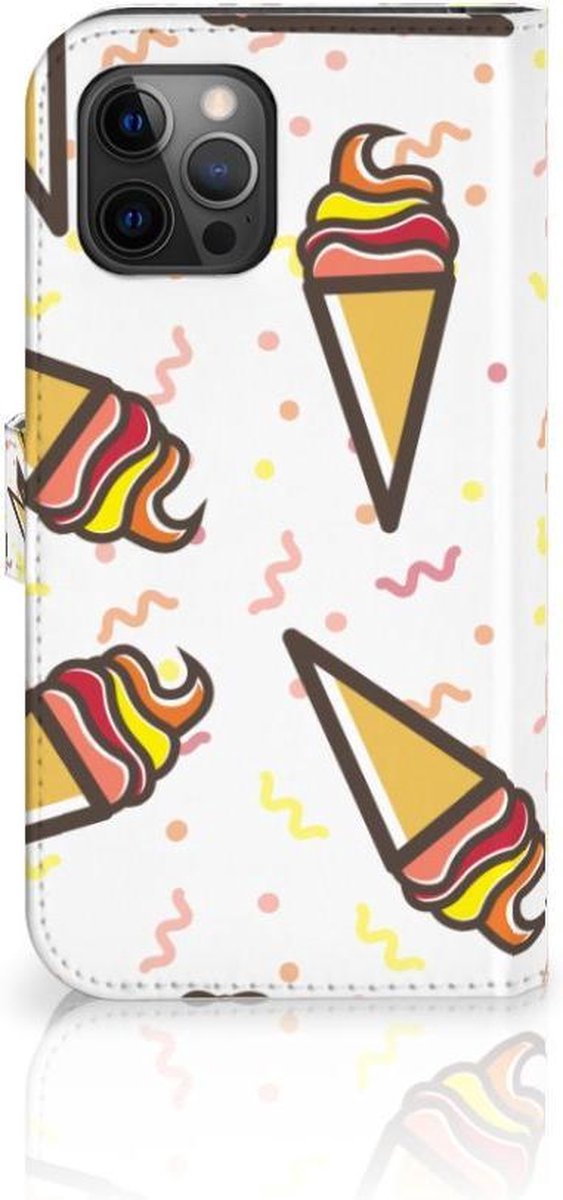 Boekhoesje voor Apple iPhone 12 Pro Max Book Cover Icecream