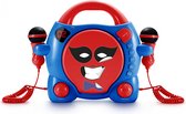 Bigben My Billy Draagbare Karaoke CD-Speler - 2 Microfoons - Rood/Blauw