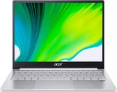 Acer Swift 3 SF313-53-71UK Netbook 34,3 cm (13.5") 2256 x 1504 Pixels Intel® 11de generatie Core™ i7 16 GB LPDDR4x-SDRAM 1024 GB SSD Wi-Fi 6 (802.11ax) Windows 10 Home Zilver