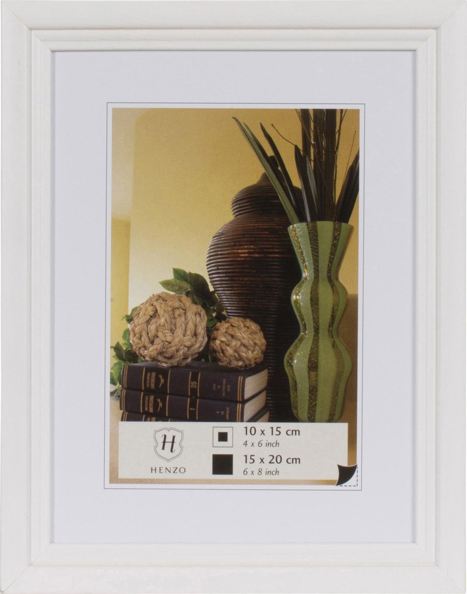 Henzo Fotolijst - - artos - fotomaat 15x20 cm - wit