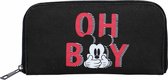 Disney Fashion Mickey Mouse Forever Famous - Portemonnee - 10x19x2 cm  - Zwart