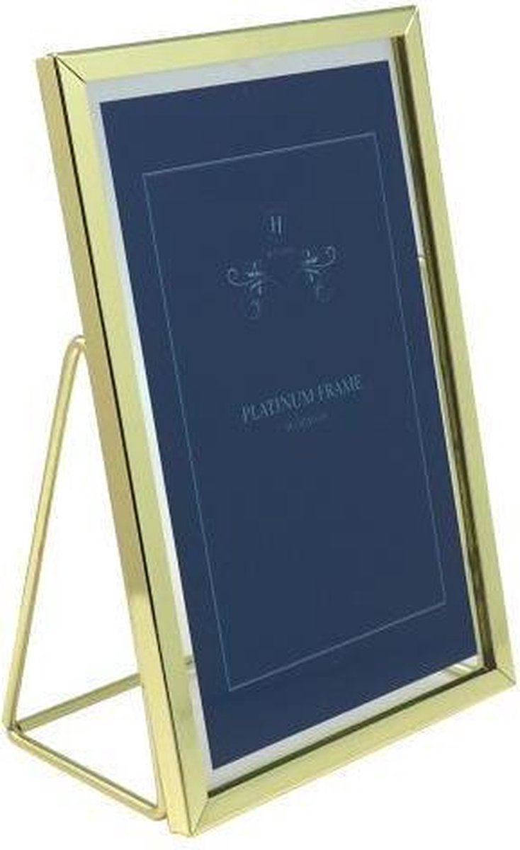 Henzo Fotolijst - Henzo - Platinum Triangle - Fotomaat 13x18 cm - Goud