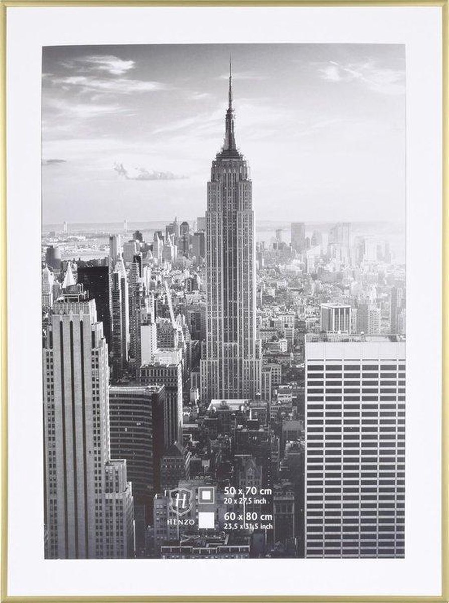 Henzo Fotolijst - Henzo - Manhattan - Fotomaat 70x100 cm - Goud