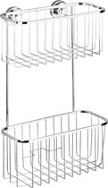 Wenko Doucherek Bovino 22,5 X 35 Cm Rvs Zilver