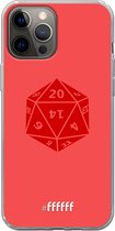 6F hoesje - geschikt voor iPhone 12 Pro Max -  Transparant TPU Case - D20 - Red #ffffff