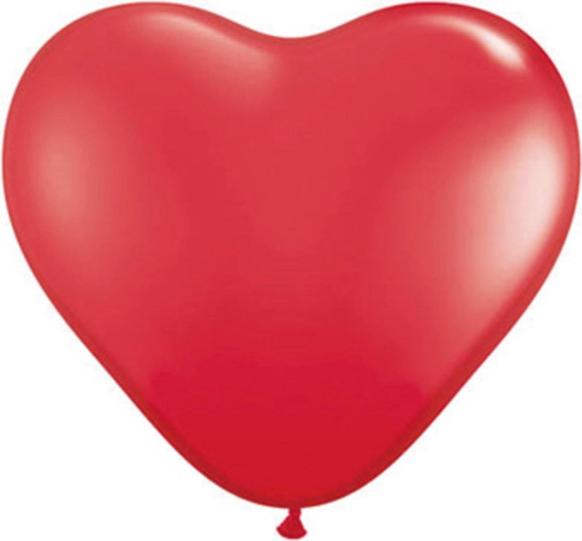 Qualatex - Hart Rood Std/100 - 13 cm