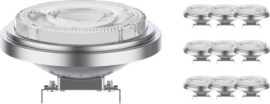 Voordeelpak 10x Noxion LED Spot G53 AR111 11.7W 800lm 24D - 930 Warm Wit | Beste Kleurweergave - Dimbaar - Vervangt 75W.